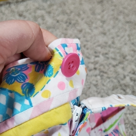 LILLY Pulitzer Palm Beach Fit Patchwork Style Shorts - Picture 9 of 9